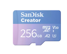 Load image into Gallery viewer, SanDisk Creator microSD Card