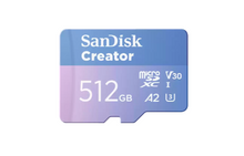Load image into Gallery viewer, SanDisk Creator microSD Card
