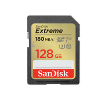 Load image into Gallery viewer, SanDisk Extreme SD UHS-I Memory Card - C10, U3, V30, 4K, UHD, SD Card