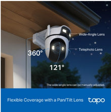 Load image into Gallery viewer, Tapo C545D Outdoor Dual Lens Pan/Tilt Security Camera