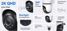 Load image into Gallery viewer, Tp-Link Tapo C520WS 2K QHD 4MP Outdoor Pan/Tilt Security Wi-Fi Camera
