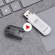 Load image into Gallery viewer, Lexar JumpDrive V100 USB 3.2 Gen 1 Flash Drive