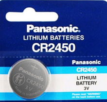 Load image into Gallery viewer, Panasonic CR2450 3V Lithium Coin Battery