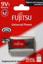 Load image into Gallery viewer, Fujitsu Universal Power 6LF22 9V size alkaline battery