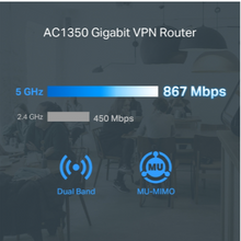 Load image into Gallery viewer, ER605W Omada AC1350 Gigabit Wi-Fi Gateway