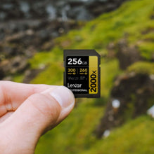Load image into Gallery viewer, Lexar Professional 2000x SDXC Memory Card, UHS-II, C10, U3, V90, 8K Video and Full HD , Up to 300MB/s Read, 260MB/s Write