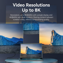 Load image into Gallery viewer, Vention Cotton Braided USB 4.0 Type-C Male to Type-C Male 5A Cable 1M Aluminum Alloy Type