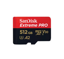 Load image into Gallery viewer, SanDisk Extreme PRO MicroSDXC UHS-I Memory Card with adapter