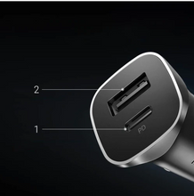 Load image into Gallery viewer, UGreen USB-C PD+USB-A QC 30W Fast Car Charger