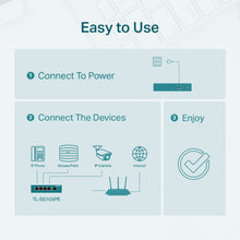 Load image into Gallery viewer, TL-SG105PE 5-Port Gigabit Easy Smart Switch with 4-Port PoE+