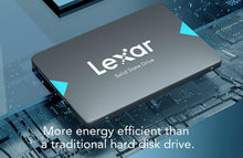 Load image into Gallery viewer, Lexar NQ100 2.5" SATA III (6Gb/s) 256GB SSD, up to 550MB/s Read Solid State Drive, Internal SSD for Laptop, Desktop Computer