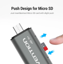 Load image into Gallery viewer, Dual USB3.0-Type C Multi-function Card Reader