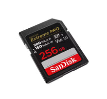 Load image into Gallery viewer, SanDisk Extreme PRO 256Gb SDXC UHS-II Memory Card - C10, U3, V60, 6K, 4K UHD, SD Card