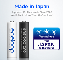 Load image into Gallery viewer, Panasonic Eneloop Pro High Capacity AAA Ni-MH Pre-Charged Rechargeable Batteries, 1Pack (4pcs)