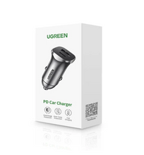 Load image into Gallery viewer, UGreen USB-C PD+USB-A QC 30W Fast Car Charger