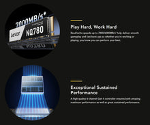 Load image into Gallery viewer, Lexar® NQ780 M.2 2280 PCIe Gen 4×4 NVMe SSD
