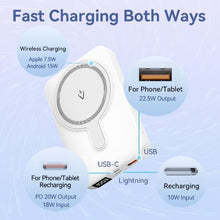 Load image into Gallery viewer, Vention 10000mAh Magnetic Wireless Power Bank 22.5W
