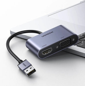 UGREEN USB 3.0 to HDMI + VGA Adapter