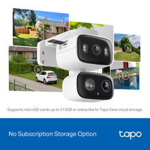 Load image into Gallery viewer, Tapo C246D New Indoor/Outdoor Dual Lens Pan/Tilt Security Camera
