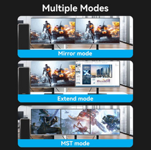 Load image into Gallery viewer, Vention Cotton Braided DP Male to HDMI™ Female 8K Converter 0.25M Black Zinc Alloy Type
