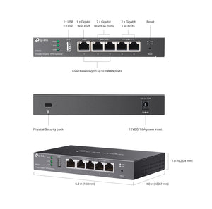 ER605 Omada Gigabit VPN Gateway