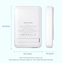 Load image into Gallery viewer, Vention 10000mAh Magnetic Wireless Power Bank 22.5W
