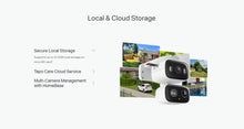 Load image into Gallery viewer, Tapo C246D New Indoor/Outdoor Dual Lens Pan/Tilt Security Camera
