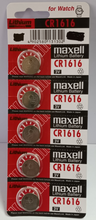 Load image into Gallery viewer, Maxell CR1616 Lithium Coin Battery 1-pc
