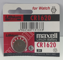 Load image into Gallery viewer, Maxell CR1620 Lithium Coin Battery 1-pc
