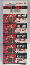 Load image into Gallery viewer, Maxell CR1620 Lithium Coin Battery 1-pc
