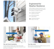 Load image into Gallery viewer, Tapo C246D New Indoor/Outdoor Dual Lens Pan/Tilt Security Camera
