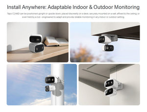 Tapo C246D New Indoor/Outdoor Dual Lens Pan/Tilt Security Camera