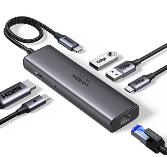 Ugreen USB-C 6-in-1 4K HDMI Multifunction Adapter