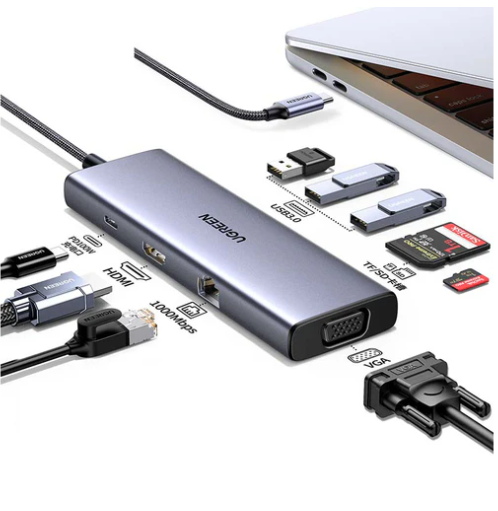 UGreen USB-C 9-In-1 4K HDMI Multifunction Adapter