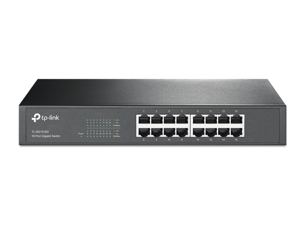 TL-SG1016D 16-Port Gigabit Desktop/Rackmount Switch