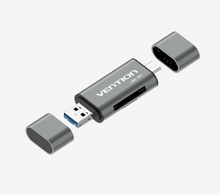Load image into Gallery viewer, Dual USB3.0-Type C Multi-function Card Reader
