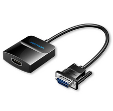 Load image into Gallery viewer, Vention VGA to HDMI™ Converter with Female Micro USB and Audio Port

