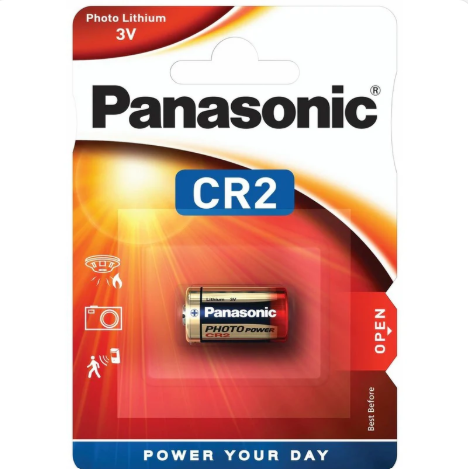 Panasonic CR2 (Gold) 3V Lithium Battery