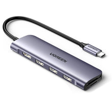 Load image into Gallery viewer, USB-C 6 in 1 Multifunction 4K HDMI Adapter
