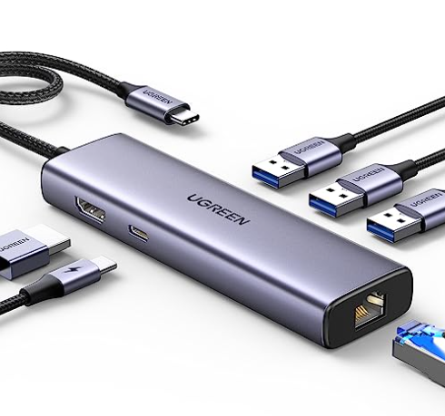 UGreen USB-C 6-In-1 4K HDMI Multifunction Adapter