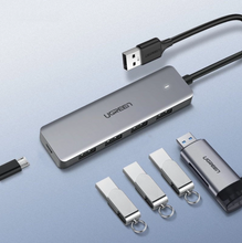 Load image into Gallery viewer, UGREEN USB Hub -4X USB 3.0 4Ports with Type-c Power Port
