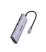 Load image into Gallery viewer, USB-C 9 in 1 (CM490/ 90119) Multifunction 4K Dual HDMI Port Adapter
