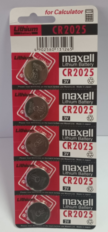 Maxell CR2025 Lithium Coin Battery 1-pc