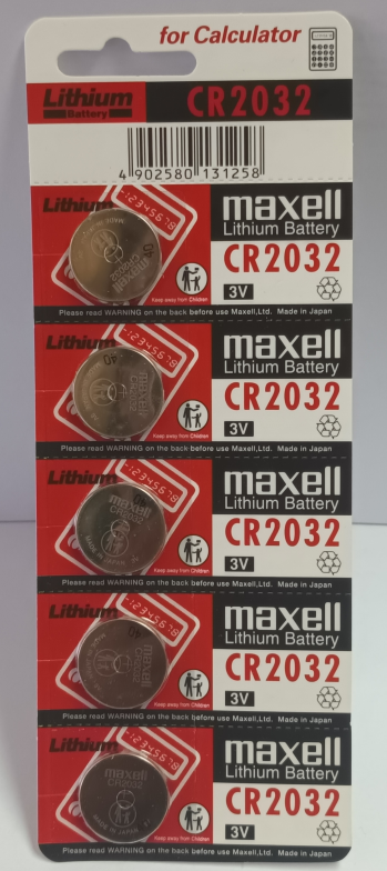 Maxell CR2032 Lithium Coin Battery 1-pc
