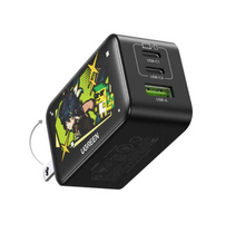 Load image into Gallery viewer, Ugreen Nexode 3-Port 2xUSB-C + 1xUSB-A 65W Gan Fast Charger Genshin Impact Ed.
