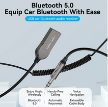 Load image into Gallery viewer, Vention USB Bluetooth Audio Receiver for Car
