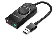Load image into Gallery viewer, UGREEN USB External Stereo Sound Adapter 15cm
