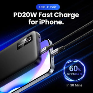 UGREEN 10000mah 20W Two-way Fast Charging Power bank