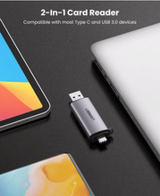 Load image into Gallery viewer, UGREEN USB-C/USB-A TO TF/SD 3.0 Card Reader
