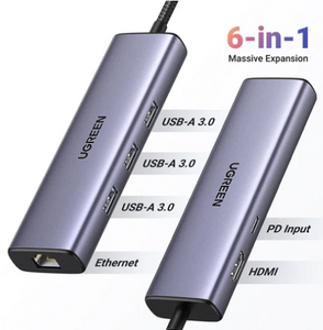 UGreen USB-C 6-In-1 4K HDMI Multifunction Adapter